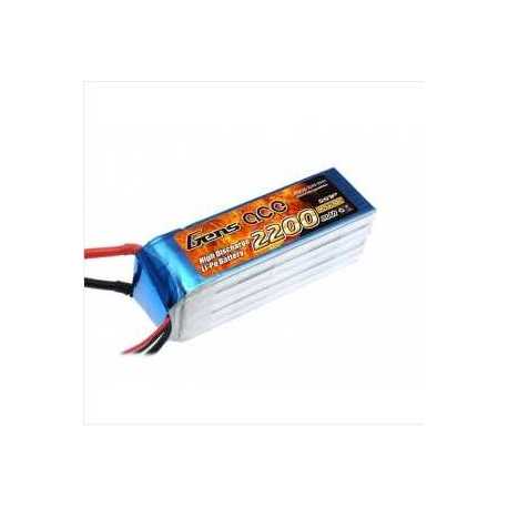 Gens ace 2200mAh 18.5V 30C 5S1P Lipo Battery Pack