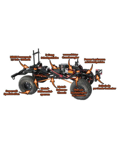 Crawler DF-4s 313mm Rojo