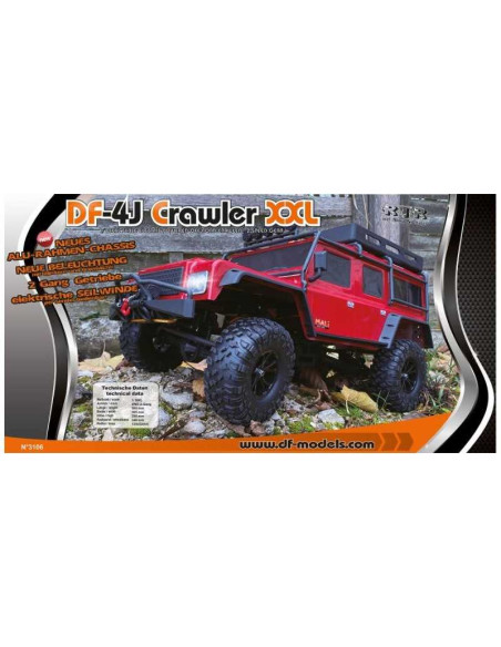 Crawler DF Model DF-4J XXL Edición Especial Rojo