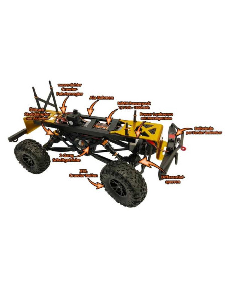 Crawler DF Model DF-4J XXL Edición Especial Rojo