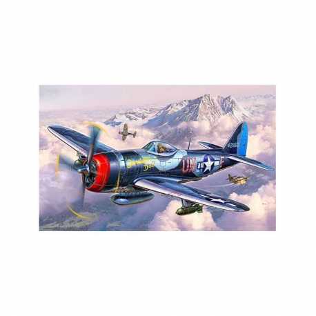 Maqueta de plástico Avión P-47 M Thunderbolt escala 1:72 Revell