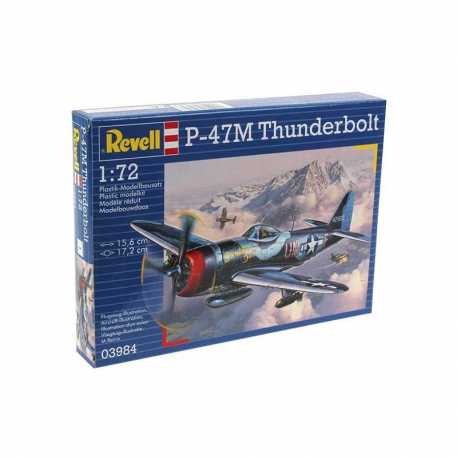 Maqueta de plástico Avión P-47 M Thunderbolt escala 1:72 Revell