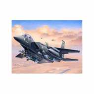 Maqueta de plástico con accesorios Revell Model Set Avión F-15E Strike Eagle & Bombs.Escala 1:144 2