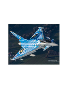 Maqueta de plástico con accesorios Revell Model Set Avión Eurofighter Typhoon Bavarian Tiger 21.Escala 1:72 2