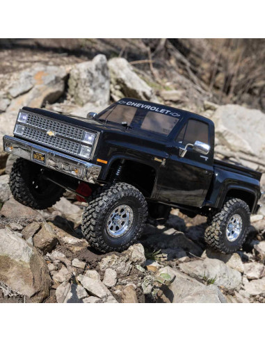1/10 SCX10 III Base Camp 1982 Chevy K10 4X4 RTR, Black