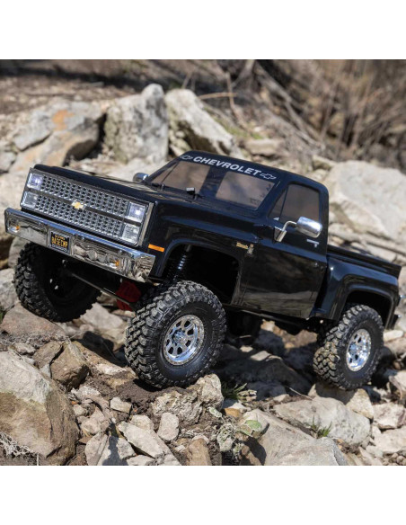 1/10 SCX10 III Base Camp 1982 Chevy K10 4X4 RTR, Black