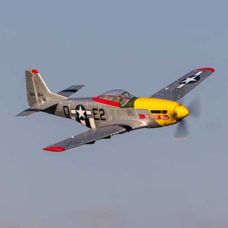 UMX P-51D Mustang “Detroit Miss” BNF Basic with AS3X and SAFE Select