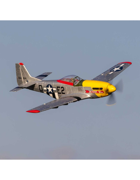 UMX P-51D Mustang “Detroit Miss” BNF Basic with AS3X and SAFE Select