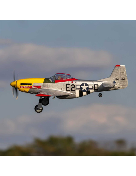 UMX P-51D Mustang “Detroit Miss” BNF Basic with AS3X and SAFE Select