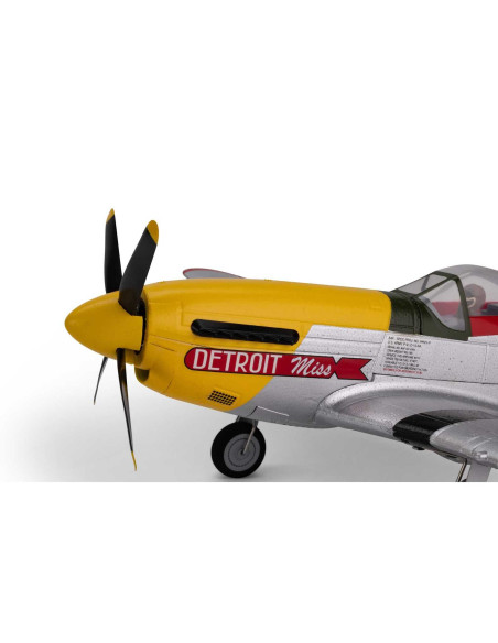 UMX P-51D Mustang “Detroit Miss” BNF Basic with AS3X and SAFE Select