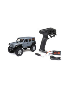 1/24 SCX24 Jeep Wrangler JLU 4X4 Rock Crawler Brushed RTR, Gray 2