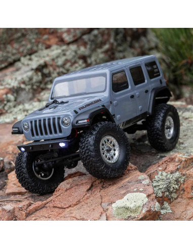 1/24 SCX24 Jeep Wrangler JLU 4X4 Rock Crawler Brushed RTR, Gray