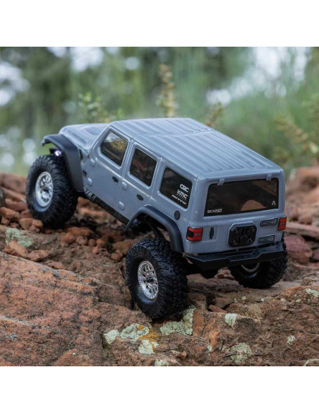 1/24 SCX24 Jeep Wrangler JLU 4X4 Rock Crawler Brushed RTR, Gray