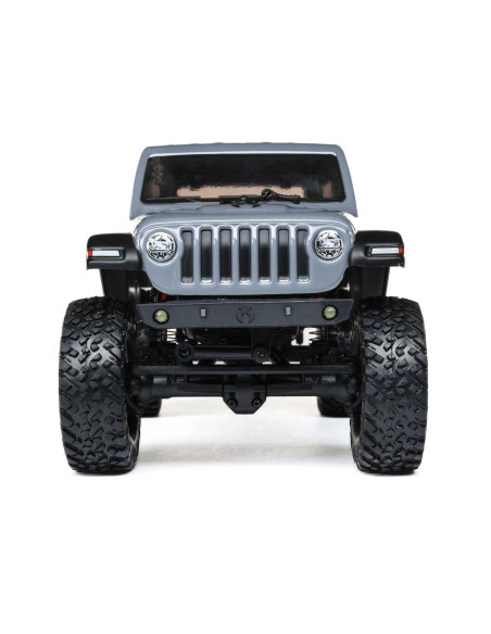 1/24 SCX24 Jeep Wrangler JLU 4X4 Rock Crawler Brushed RTR, Gray