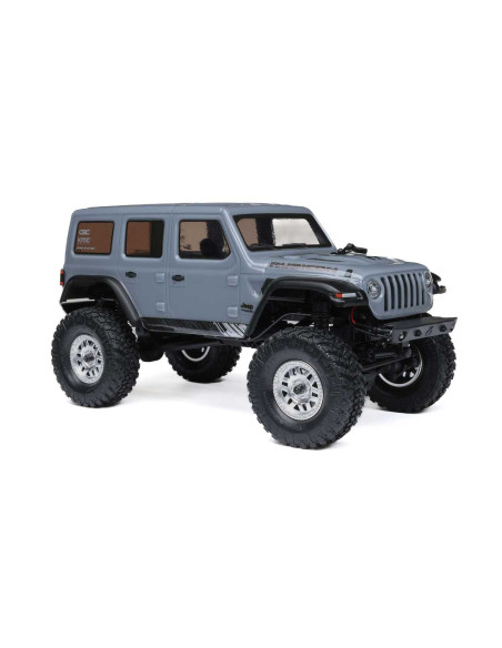 1/24 SCX24 Jeep Wrangler JLU 4X4 Rock Crawler Brushed RTR, Gray