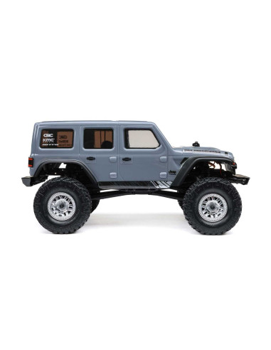 1/24 SCX24 Jeep Wrangler JLU 4X4 Rock Crawler Brushed RTR, Gray