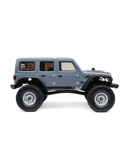 1/24 SCX24 Jeep Wrangler JLU 4X4 Rock Crawler Brushed RTR, Gray