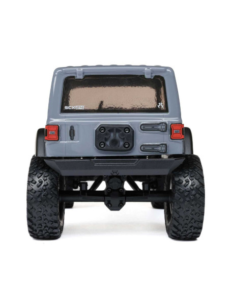 1/24 SCX24 Jeep Wrangler JLU 4X4 Rock Crawler Brushed RTR, Gray
