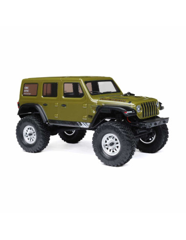 1/24 SCX24 Jeep Wrangler JLU 4X4 Rock Crawler Brushed RTR, Green