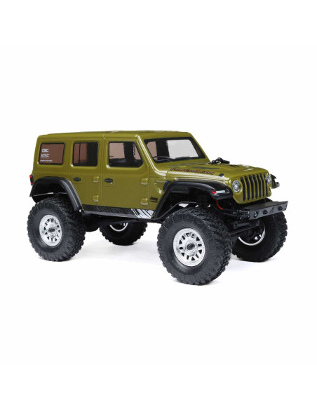1/24 SCX24 Jeep Wrangler JLU 4X4 Rock Crawler Brushed RTR, Green