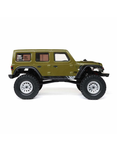 1/24 SCX24 Jeep Wrangler JLU 4X4 Rock Crawler Brushed RTR, Green