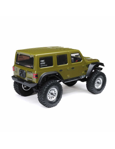 1/24 SCX24 Jeep Wrangler JLU 4X4 Rock Crawler Brushed RTR, Green