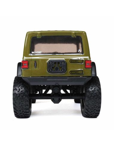 1/24 SCX24 Jeep Wrangler JLU 4X4 Rock Crawler Brushed RTR, Green