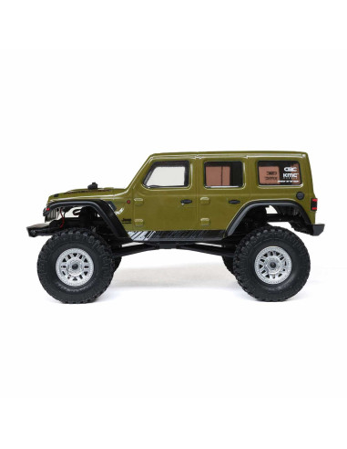 1/24 SCX24 Jeep Wrangler JLU 4X4 Rock Crawler Brushed RTR, Green