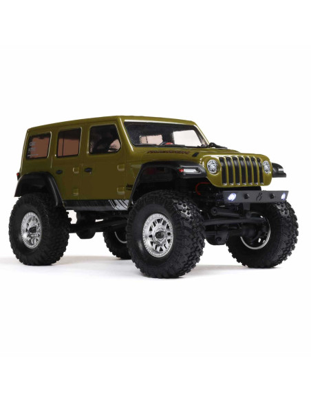 1/24 SCX24 Jeep Wrangler JLU 4X4 Rock Crawler Brushed RTR, Green