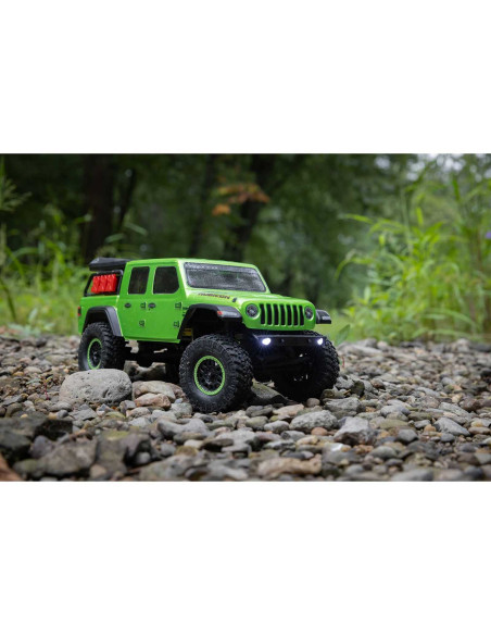 1/24 SCX24 Jeep JT Gladiator 4WD Rock Crawler Brushed RTR, Green
