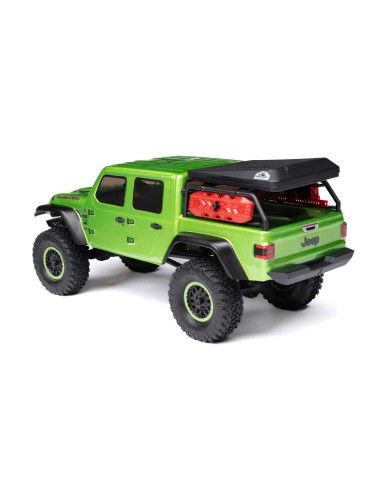 1/24 SCX24 Jeep JT Gladiator 4WD Rock Crawler Brushed RTR, Green