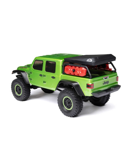 1/24 SCX24 Jeep JT Gladiator 4WD Rock Crawler Brushed RTR, Green