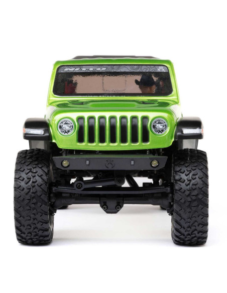 1/24 SCX24 Jeep JT Gladiator 4WD Rock Crawler Brushed RTR, Green