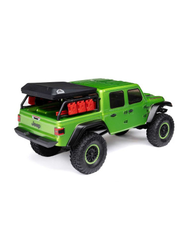 1/24 SCX24 Jeep JT Gladiator 4WD Rock Crawler Brushed RTR, Green