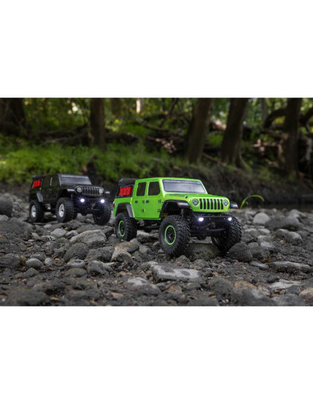 1/24 SCX24 Jeep JT Gladiator 4WD Rock Crawler Brushed RTR, Green