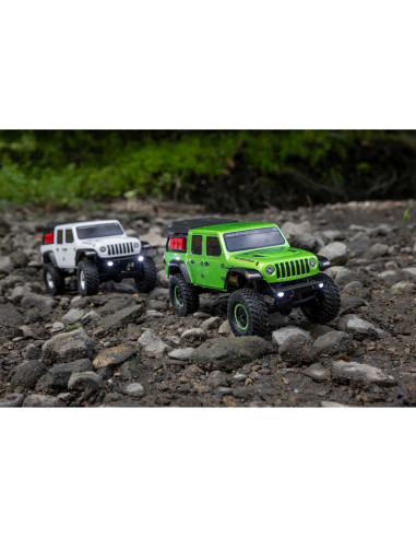 1/24 SCX24 Jeep JT Gladiator 4WD Rock Crawler Brushed RTR, Green