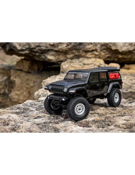 1/24 SCX24 Jeep JT Gladiator 4WD Rock Crawler Brushed RTR, Green
