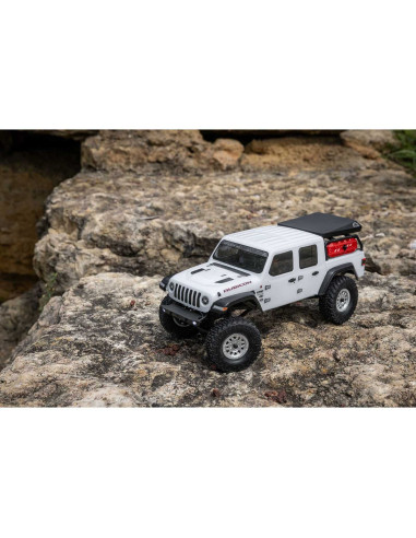 1/24 SCX24 Jeep JT Gladiator 4WD Rock Crawler Brushed RTR, Green
