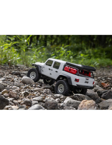 1/24 SCX24 Jeep JT Gladiator 4WD Rock Crawler Brushed RTR, Green