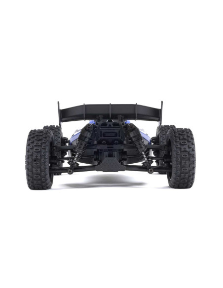 TYPHON GROM MEGA 380 Brushed 4X4 Small Scale Buggy RTR with Battery & Charger, Blue/Silver