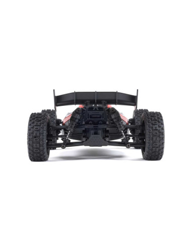 TYPHON GROM MEGA 380 Brushed 4X4 Small Scale Buggy RTR with Battery & Charger, Blue/Silver