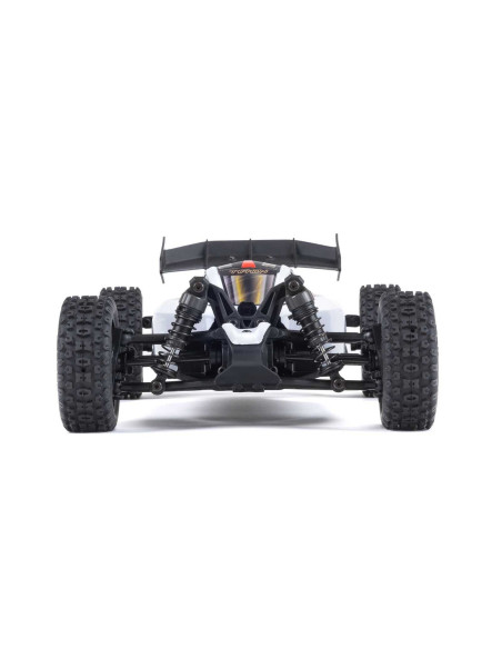 TYPHON GROM MEGA 380 Brushed 4X4 Small Scale Buggy RTR with Battery & Charger, Blue/Silver