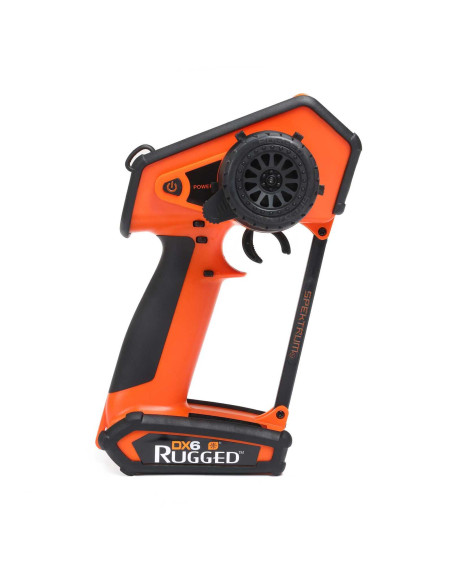 DX6 Rugged 6-Channel DSMR Transmitter Only, Orange
