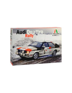 Coche carreras Audi Quattro Rally. Escala 1:24 2