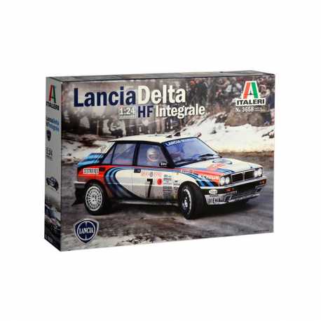 Coche carreras Lancia Delta HF Integrale. Escala 1:24