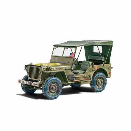 Coche Jeep Willys MB 80th ann.. Escala 1:24