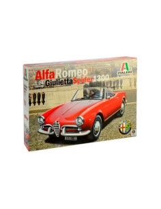 Coche Giulietta Spider 1300. Escala 1:24 2