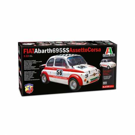 Coche FIAT Abarth Assetto Corsa. Escala 1:12