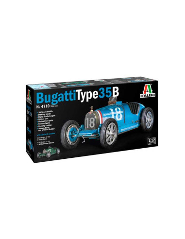 Coche Bugatti Type 35B. Escala 1:12