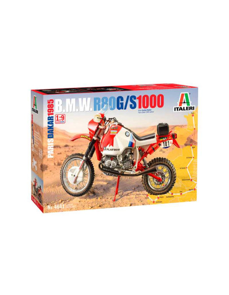 Motos BMW R80 GS 1000 Par.-Dak. 1985. Escala 1:9